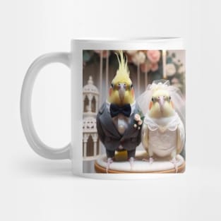 Cockatiel calopsitte wedding Mug